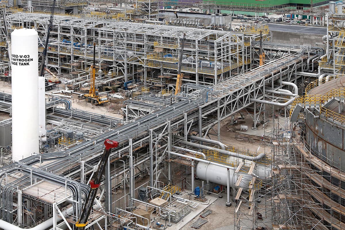 SOCAR Ammonyak və Karbamid Zavodu – Çənlərin hazırlanması və montajı